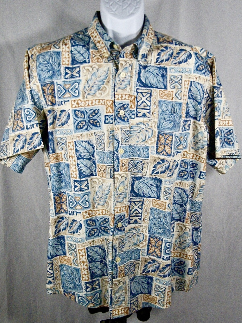 Vintage David Taylor Collection Camp Shirt - Men's Large